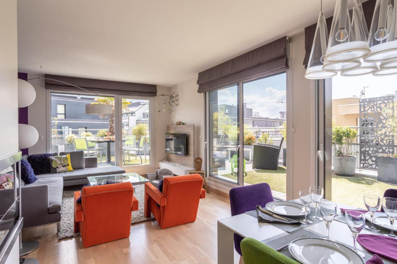 Illanka - Appartement 3 Chambres Avec Parking Et Terrasse Proche Gare Rennes Esterno foto